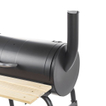 2in1 faszenes BBQ grill és smoker