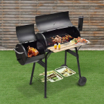 2in1 faszenes BBQ grill és smoker