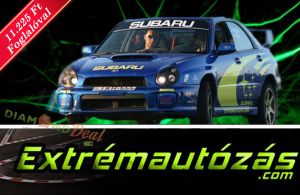 9 kör adrenalinbomba a Kakucs Ringen egy valódi Subaru Impreza WRX versenyautó vezetéssel!